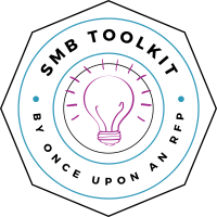 SMB Toolkit Logo (2) SMB Toolkit by Once Upon an RFP. Lightbulb image